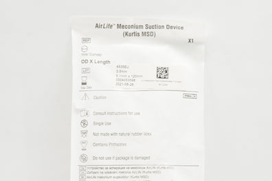 CareFusion 4535EU Airlife Meconium Suction Device 3.5 x 5.1 x 120mm (x)